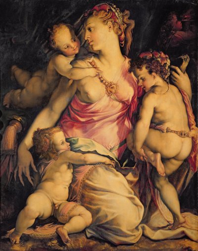 Charity by Francesco de Rossi Salviati Cecchino